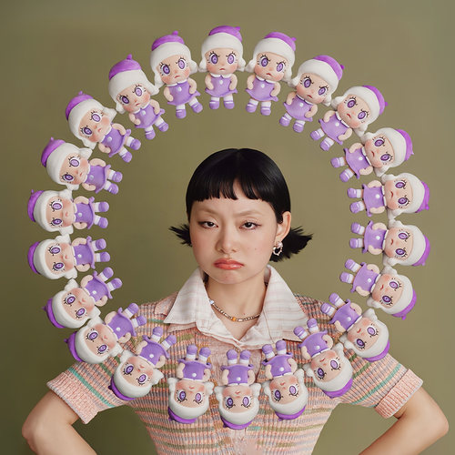 POPMART泡泡玛特Angry Molly心火怒放系列毛绒挂件盲盒潮玩礼物 - 图2