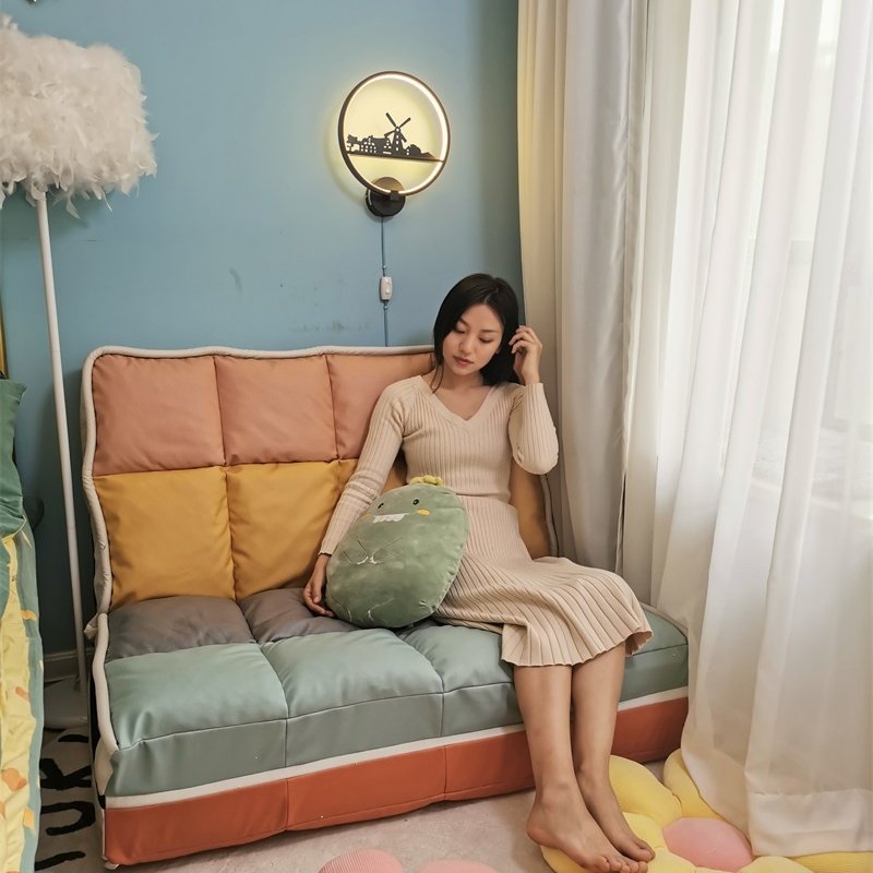 布艺两用折叠榻榻米单人简约沙发床 gidos沙发床