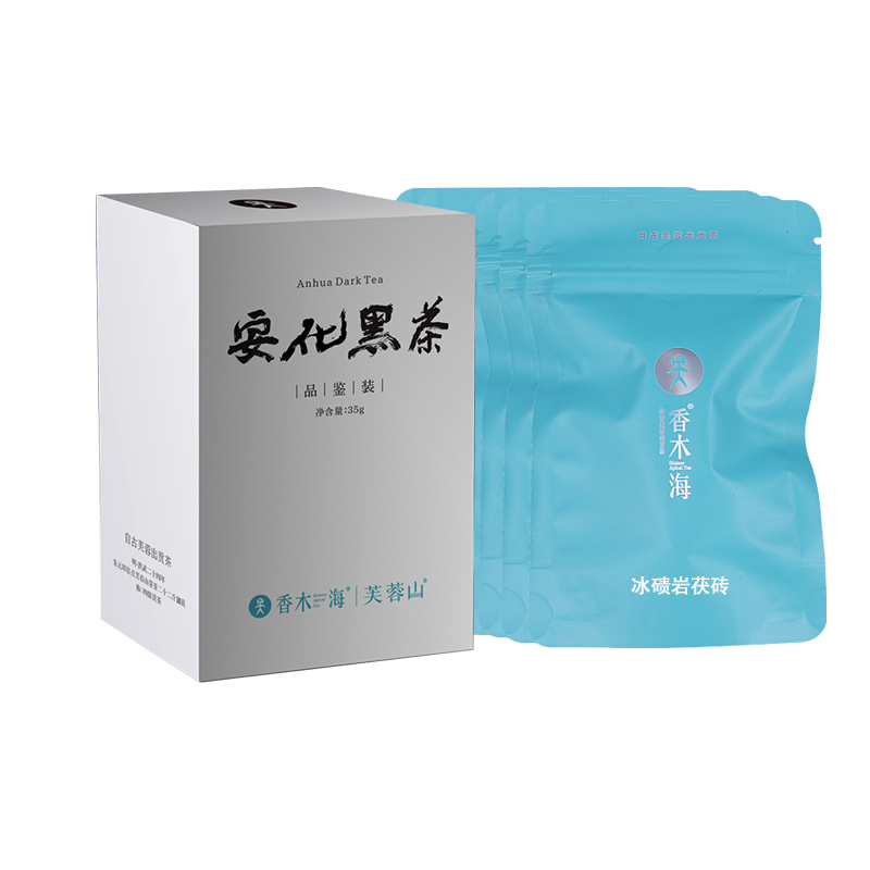 香木海湖南安化黑茶芙蓉山经典四款口味品鉴套装35g - 图3