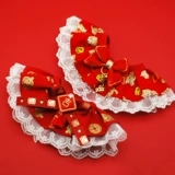 Кружевной шарф, слюнявчик, галстук-бабочка, декор, нагрудник