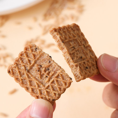 全麦饼干压缩糖尿人专用无糖精五谷杂粮无食品孕妇老年人代餐粗粮 - 图2