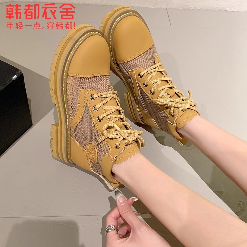 韩都衣舍夏季透气休闲运动鞋女网靴_韩都衣舍鞋类品牌店_女鞋-第2张图片-提都小院