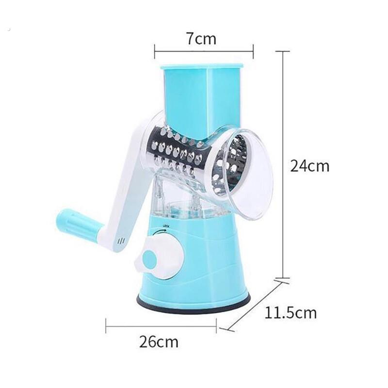 Household kitchen shredder grater vegetable cutting machine hand-cranked vegetable cutting machine multi-function hand rock tube soil