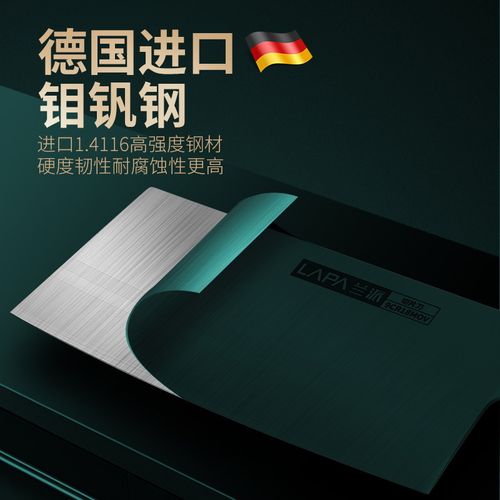 兰派菜刀家用切片刀厨师专用切肉刀切菜刀砍骨刀超快锋利厨房刀具 - 图0
