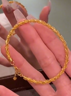 小众爆闪高级感金色精致轻奢新款