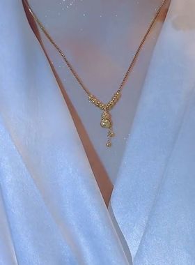 高级感葫芦项链女轻奢小众设计生日礼物送女友锁骨链2022年新款潮
