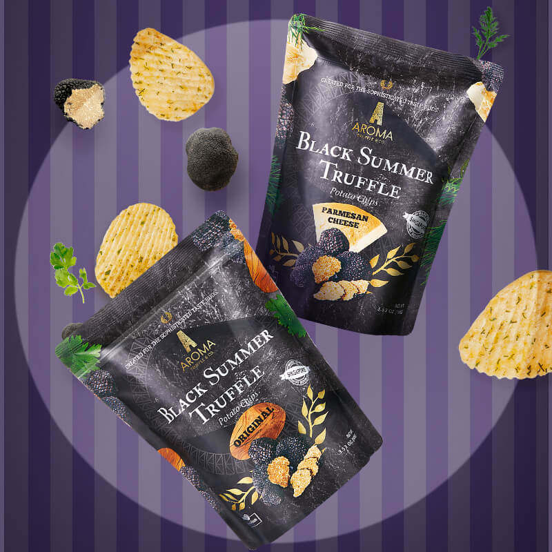 aromatruffle新加坡星级黑松露薯片 AromaTruffle海外膨化食品
