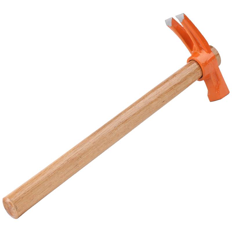 羊角锤特钢纯钢木工锤子木柄多功能榔头便携一体迷你家用方头锤头 - 图3