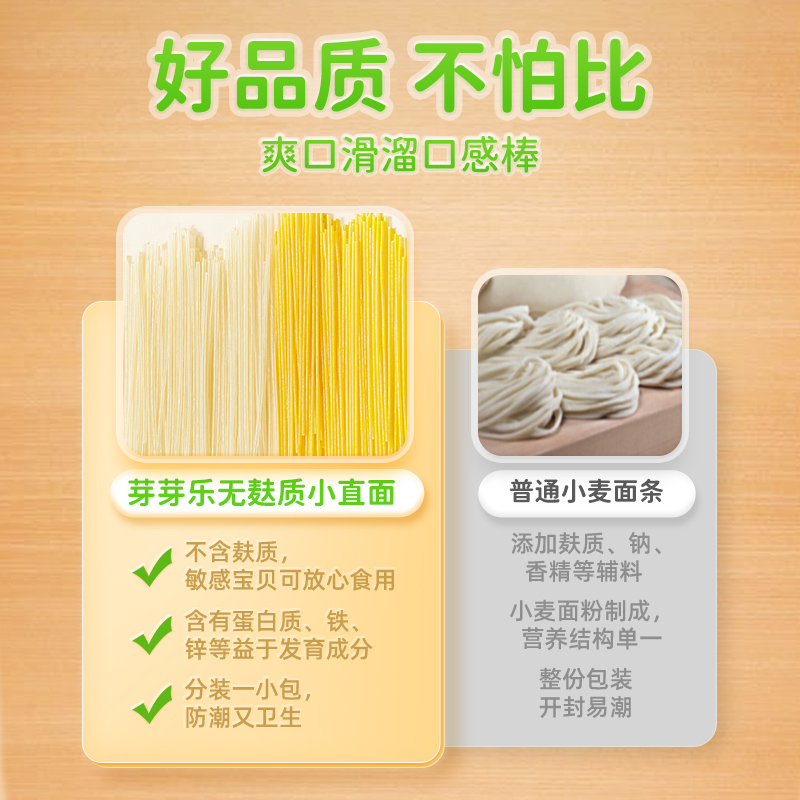 芽芽樂無小麥面條0鈉防過敏蛋奶兒童主食小米營養面無麩質胚芽米_芽芽樂旗艦店_奶粉_輔食_營養品_零食
