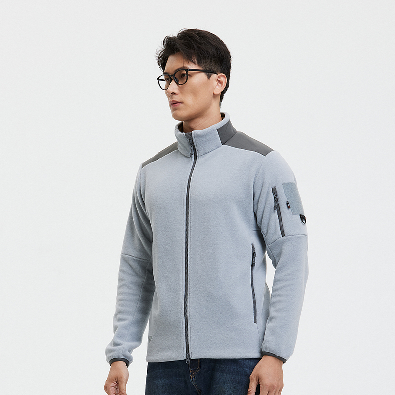 SANFO PLUS抓绒衣Polartec P200加绒加厚男秋冬户外夹克-图0