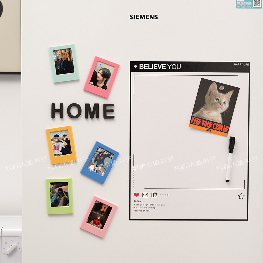 拍立得相框冰箱贴磁贴个性创意3寸照片diy组合磁吸装饰磁性贴磁铁,淘宝优惠券,粉丝福利购,淘宝优惠卷