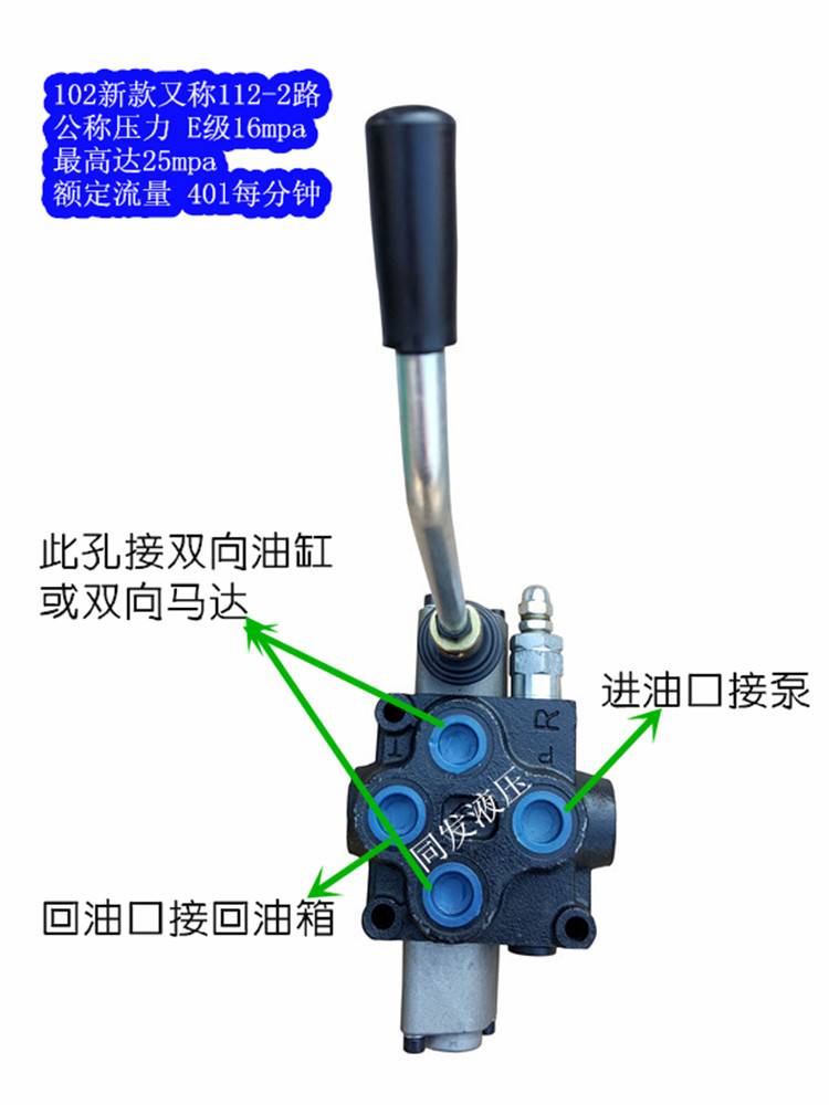 新品液压分配器ZD-L112手动换向阀1-6联单项双向控制阀厂家直销多 - 图2