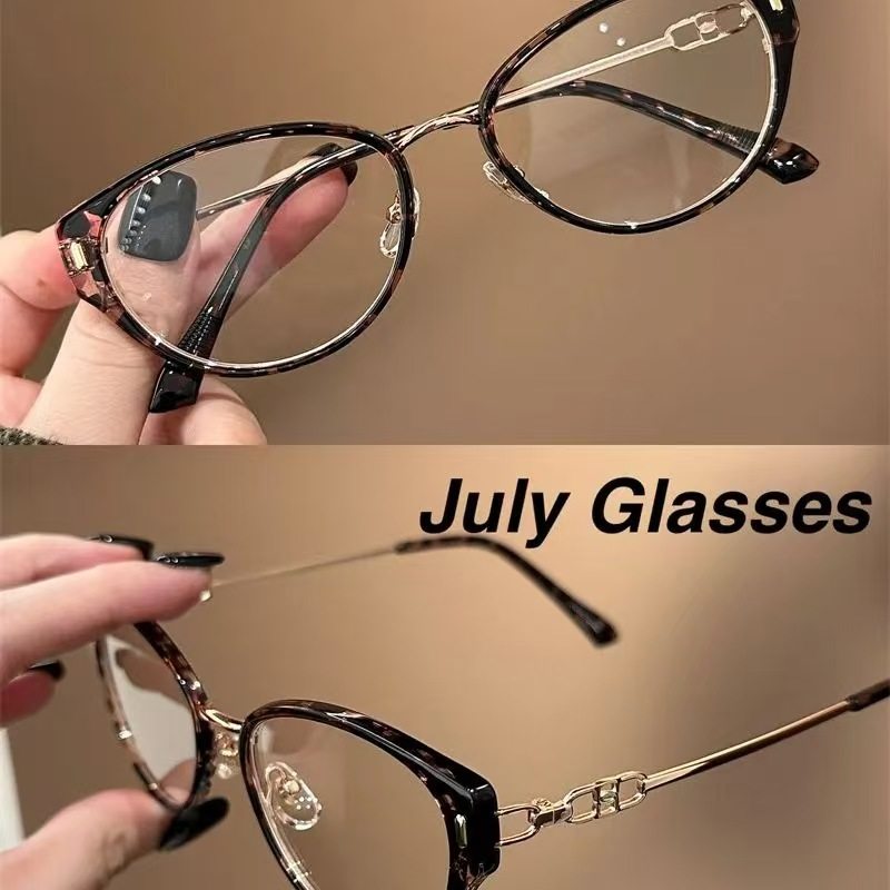 新款猫眼近视眼镜女可配度数防蓝光无度数平光素颜神器超轻眼镜框,淘宝优惠券,粉丝福利购,淘宝优惠卷