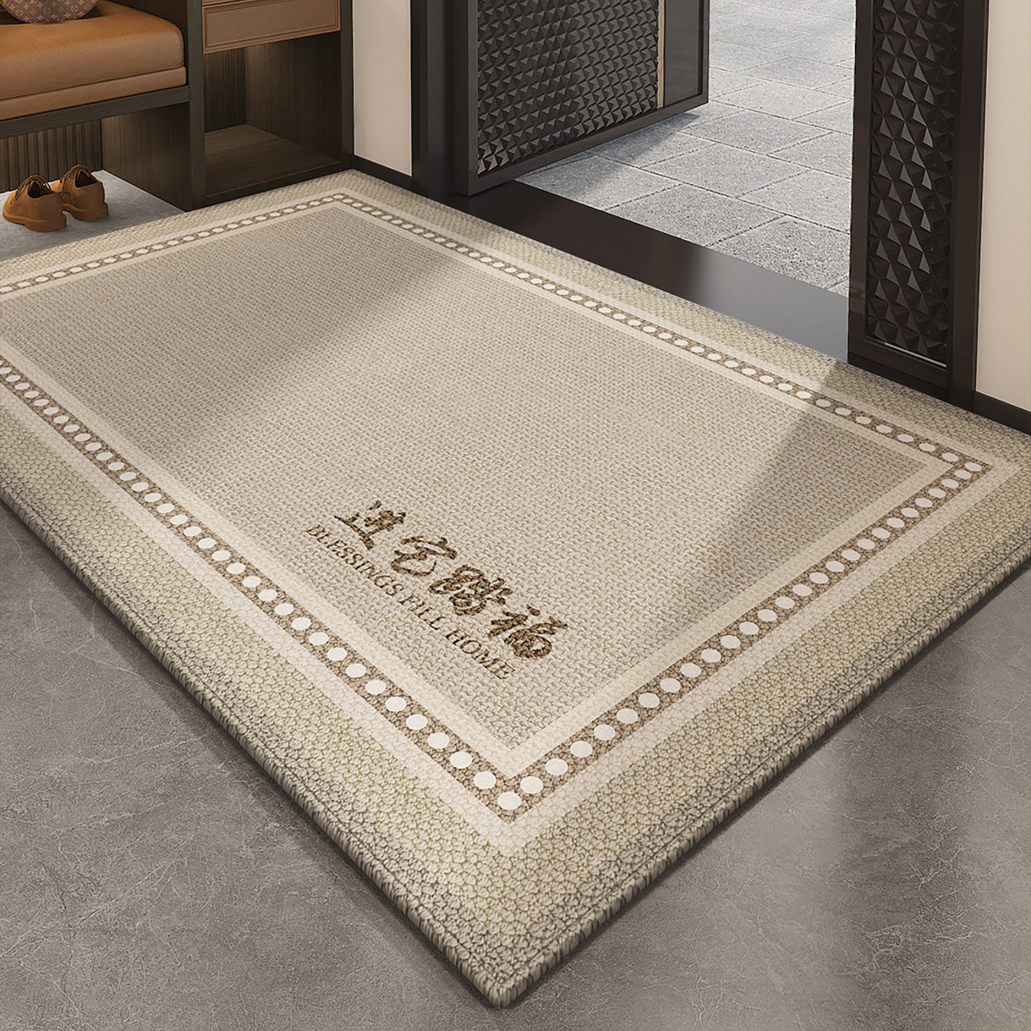 高级感入户门地垫家用玄关防滑脚垫门口除尘进门地毯门垫可裁剪,淘宝优惠券,粉丝福利购,淘宝优惠卷