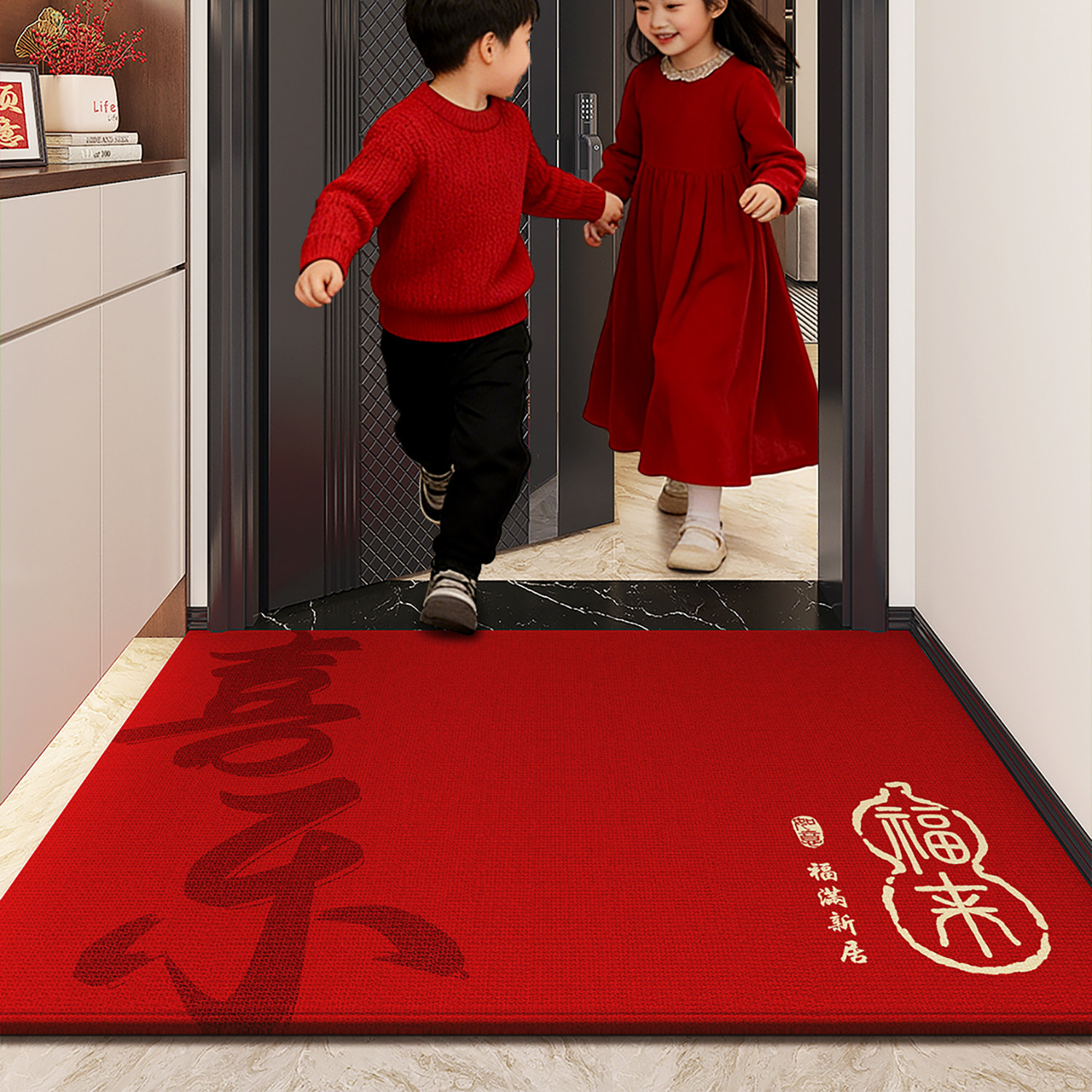 入户门地垫进门脚垫出入平安门口地毯红色门垫马年乔迁新年新款垫,淘宝优惠券,粉丝福利购,淘宝优惠卷