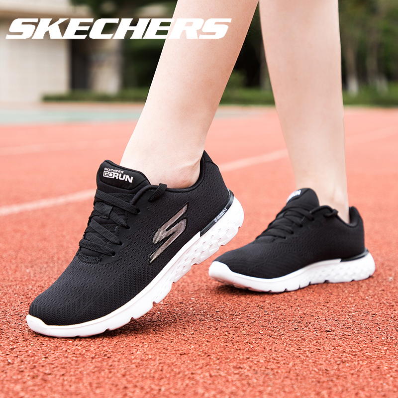 skechers跑步鞋官方旗舰店秋季女鞋 skechers双木跑步鞋