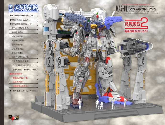 机甲之城 1/72 MAS-10 GP01/Fb 陆战型 宇宙型 塑料拼装模型