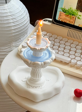 赤雅韵坊爱心许愿池香薰蜡烛家居香氛家居装饰节日氛围创意礼物
