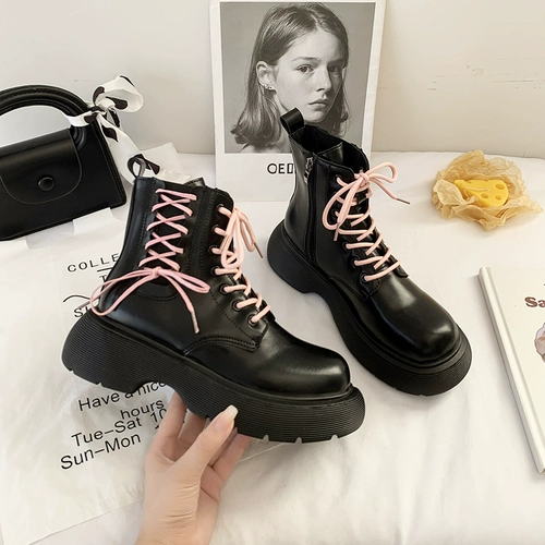 Martens, демисезонные ретро короткие сапоги, подходят для подростков