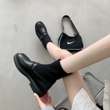 Martens, носки, осенние трикотажные эластичные утепленные короткие сапоги, 2024 года