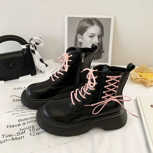 Martens, демисезонные ретро короткие сапоги, подходят для подростков