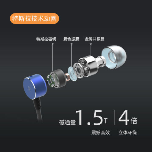 弱水时砂光子【AG战队推荐】动圈入耳式耳机HIFI有线听声辨位电竞 - 图0