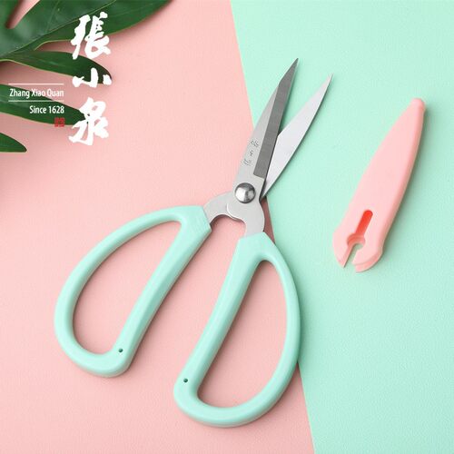 张小泉剪刀手工剪家用剪不锈钢裁缝剪工业用家用剪纸安全学生尖头 - 图2