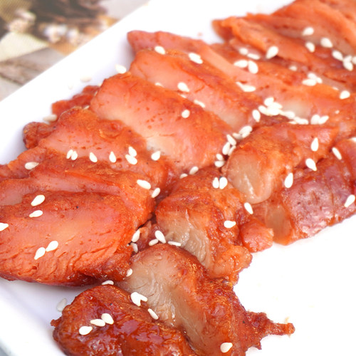 整箱千般就广式蜜汁叉烧肉10kg商用冷冻腌制梅花肉生制脆皮叉烧 - 图1