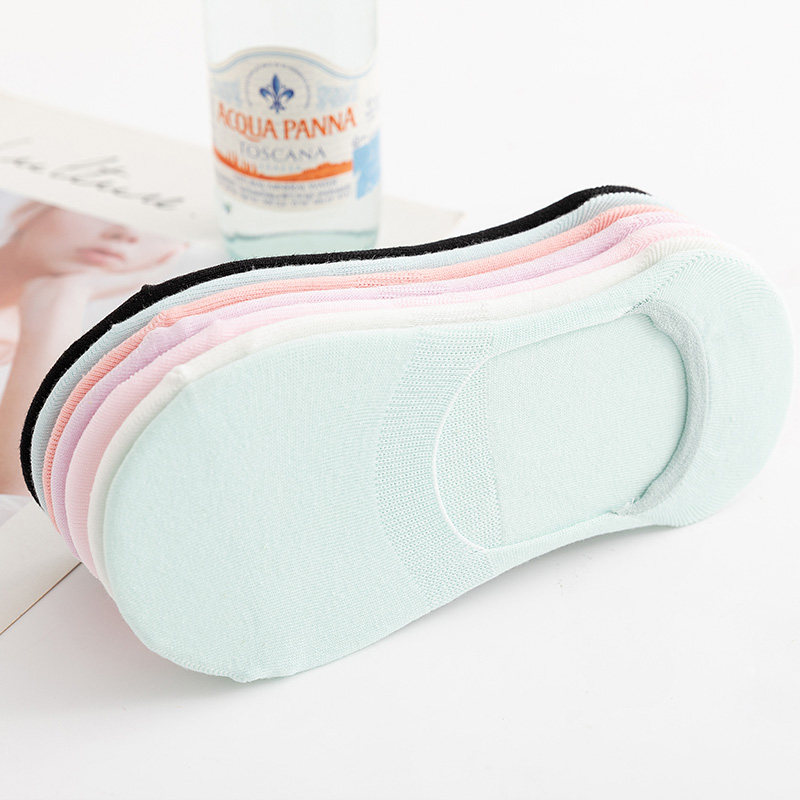 御德玛夏季硅胶防滑纯色糖果隐形袜 御德玛短袜/打底袜/丝袜/美腿袜