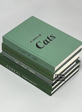 休闲绿色装饰真书无障碍豪华样板房书柜入口翻页人工道具书珠宝饰