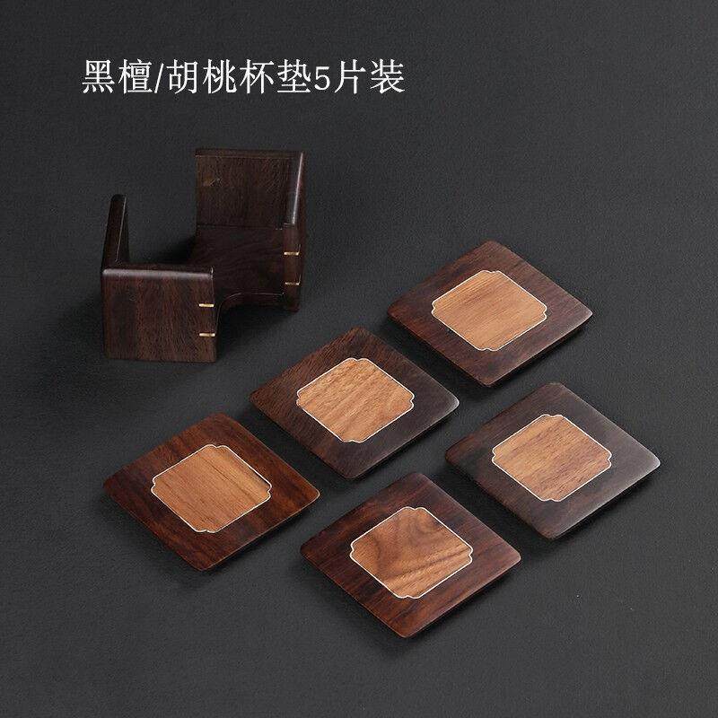 云鹤实木茶杯垫茶道套装功夫茶具茶盘配件杯托茶杯托垫子禅意,淘宝优惠券,粉丝福利购,淘宝优惠卷