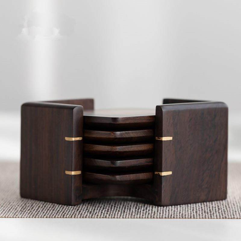 云鹤实木茶杯垫茶道套装功夫茶具茶盘配件杯托茶杯托垫子禅意,淘宝优惠券,粉丝福利购,淘宝优惠卷