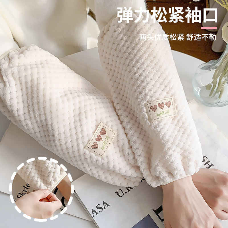 袖套女秋冬季2025新款防脏女士办公室工作羽绒服套袖成人干活护袖,淘宝优惠券,粉丝福利购,淘宝优惠卷