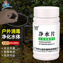 Nine Rows Outdoor Net Water Tablets Field Disaster Emergency Water Purification Drinking Water Lake River Wells Sanitizing Decontamination Decontamination Decontamination