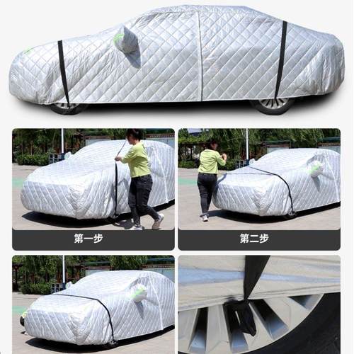 长城哈弗H6S大狗M6H2酷狗赤兔神兽枭龙F7X专用防冰雹车衣车罩防晒 - 图3