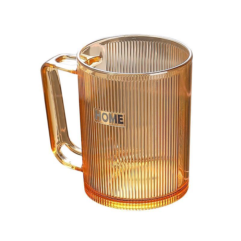 家庭高颜值刷牙杯子家用牙缸套装情侣ins轻奢风漱口杯简约洗漱杯 - 图3