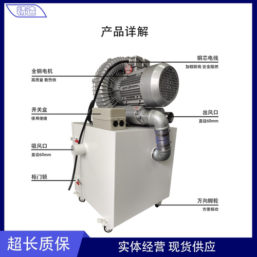 纯铜750W大功率平面磨床吸尘器机床万能工具通用大吸力工业集尘箱 - 图0