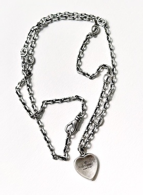 复古做旧时尚新品红色爱心字母锁骨Gg项链女新品包邮气质名媛风潮