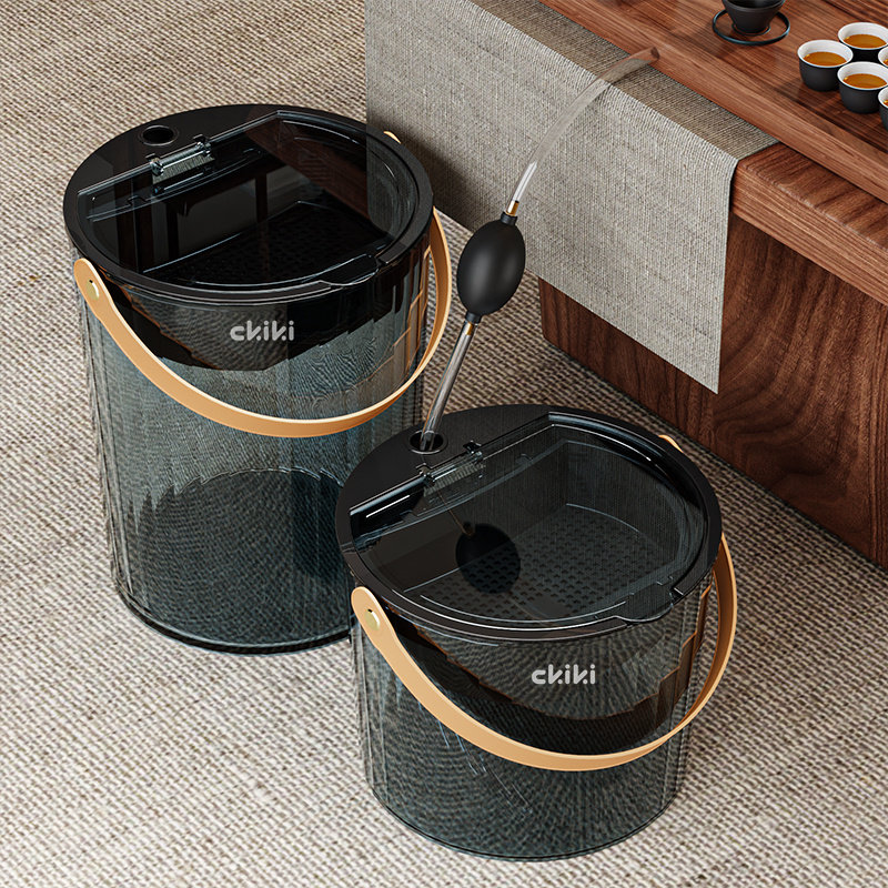 茶水桶茶渣桶排水管倒茶叶渣神器桌面茶水废水桶茶渣干湿分离茶桶,淘宝优惠券,粉丝福利购,淘宝优惠卷