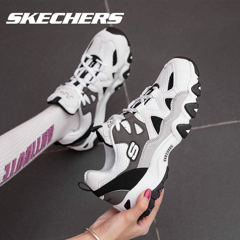 skechers樱花运动鞋官方旗舰店女鞋 skechers跃攀板鞋/休闲鞋