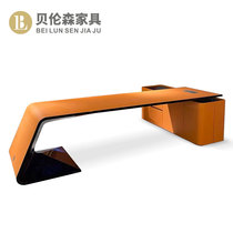 Will-style Light Lavish Solid Wood Desk Modern Minima Villa Bugadi Bugatti Office Corner Big Bandae