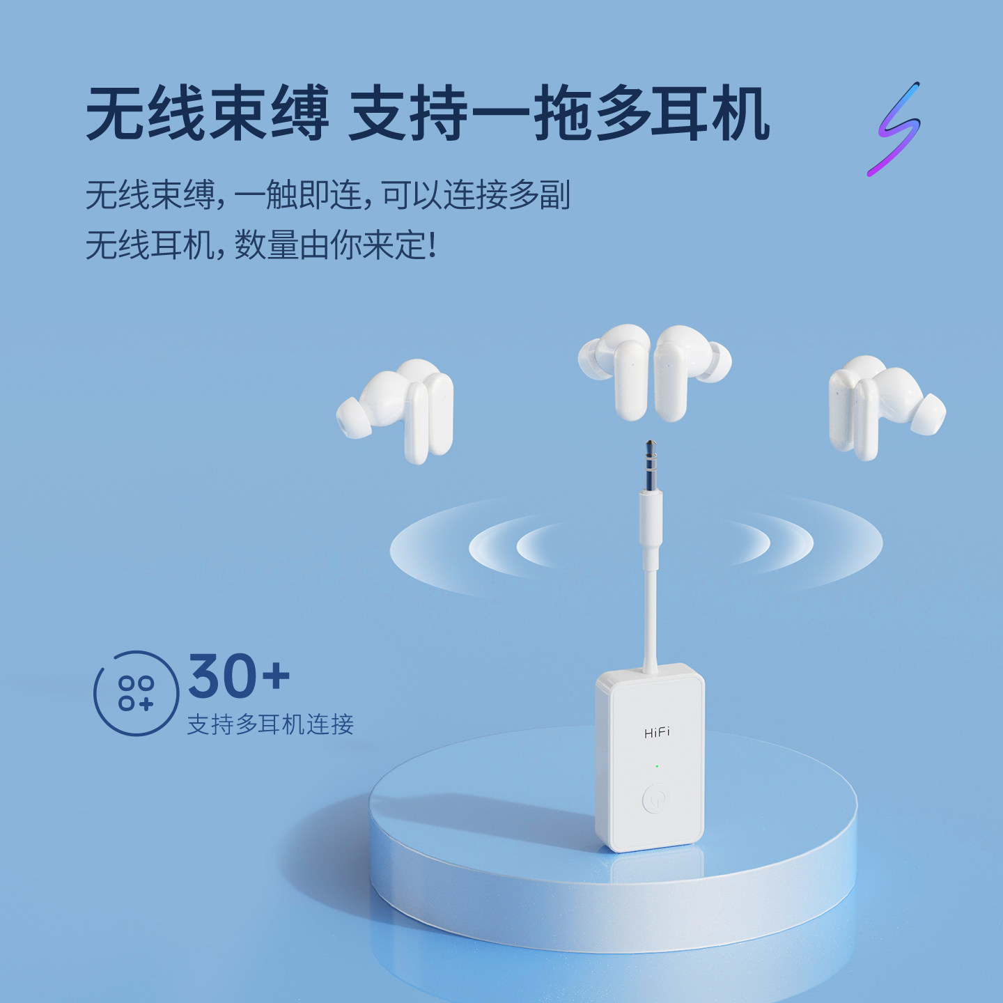 直播无线耳机主播声卡专用耳返户外舞蹈唱歌入耳挂式专业监听耳机