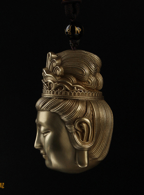 普贤菩萨男士随身盘玩把玩件