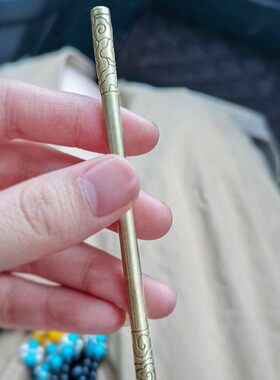 实心全铜金箍棒精炼黄手工