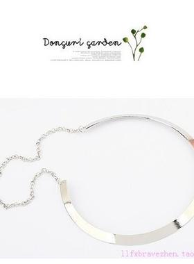 women necklace ring accessories jewelry 时尚女项链铁环