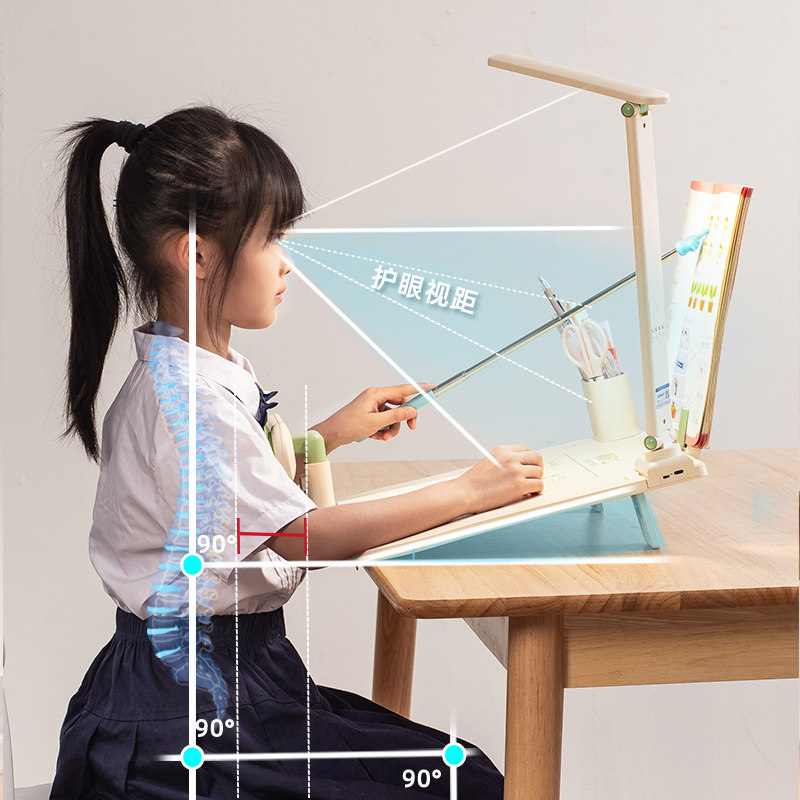 眼护士儿童学习护眼台灯学生专用防近视写字作业充电书桌阅读台灯
