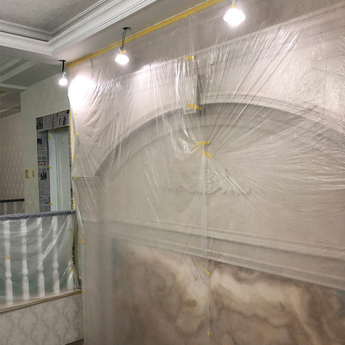和纸遮蔽膜装修喷漆成品保护膜汽车美容装饰刷漆家具门窗包裹保护 - 图1