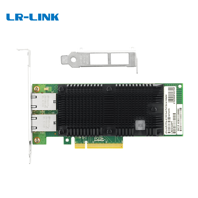 LR-LINK联瑞PCIEx8 英特尔（Intel）X550-T2 万兆双网口服务器网卡以太网网络适配器支持2.5G和5G/LRES1025PT - 图3