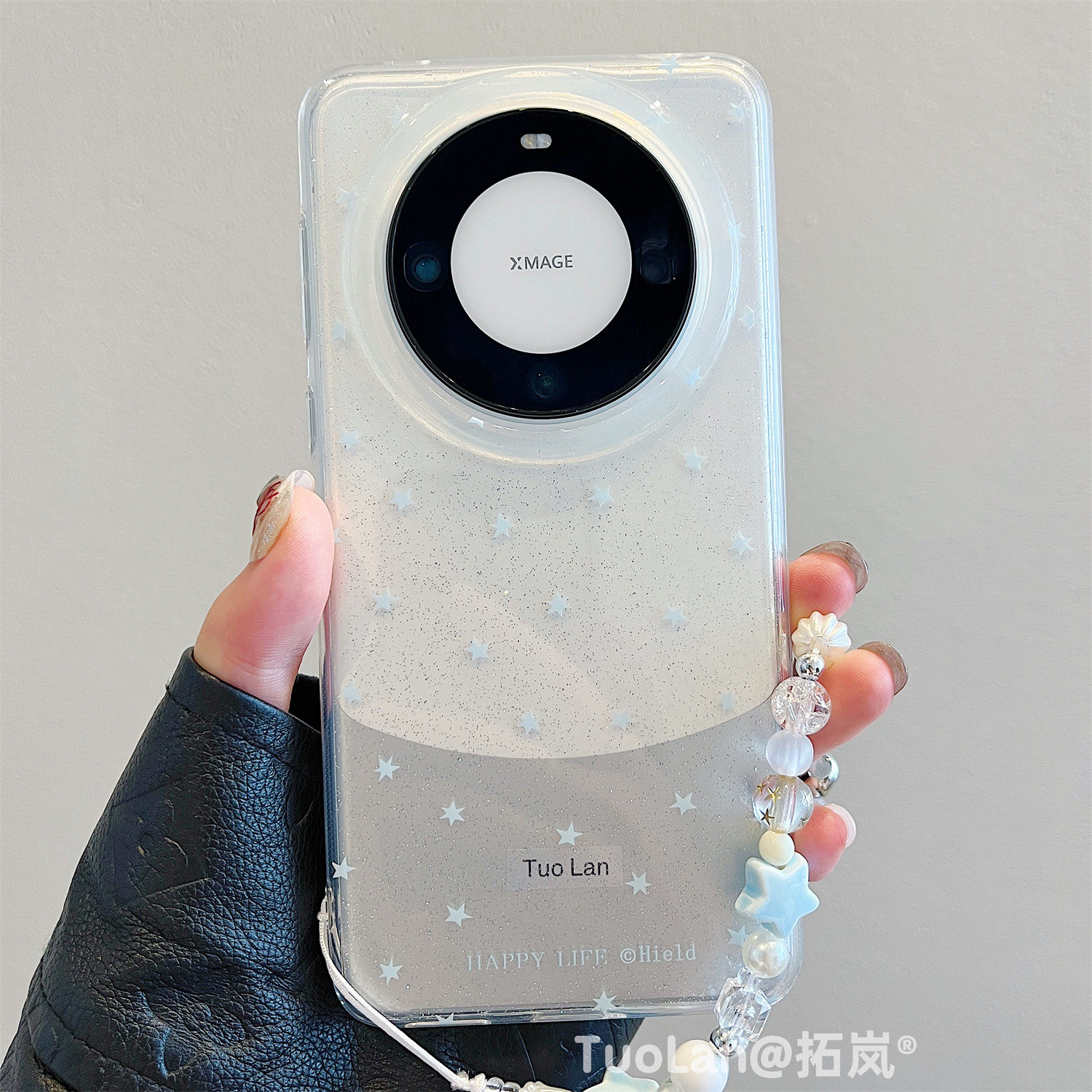 拓岚 适用华为mate60pro+新款手机壳双层闪粉透明小众ins星星mate70pro唯美网红pura80/70pro挂绳硅胶网红女,淘宝优惠券,粉丝福利购,淘宝优惠卷