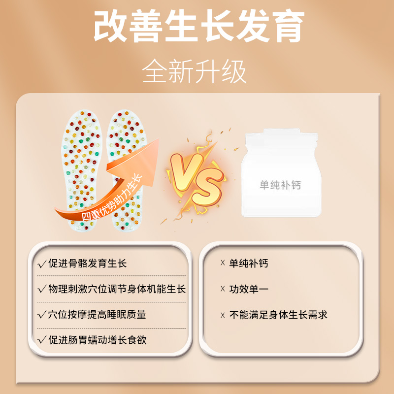长高高不自卑儿童变高神器助长脑垂体刺激孩子长个训练助高按摩垫